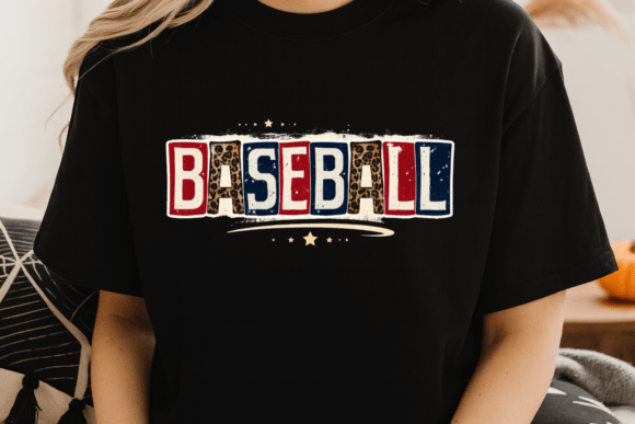 Baseball Leopard USA PNG: A Bold Patriotic Design