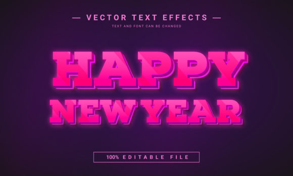 Create Festive Designs with Editable 3D Text Effects