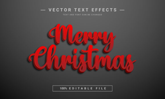Create Festive Magic with Editable Christmas Text Effects