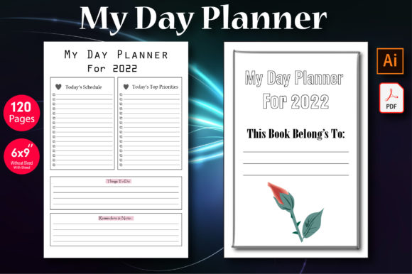 Day Planner Print Ready & KDP: Your All-in-One Design Solution