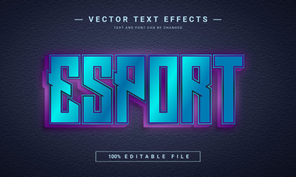 Esport Editable Text Effect: Dynamic 3D Typography
