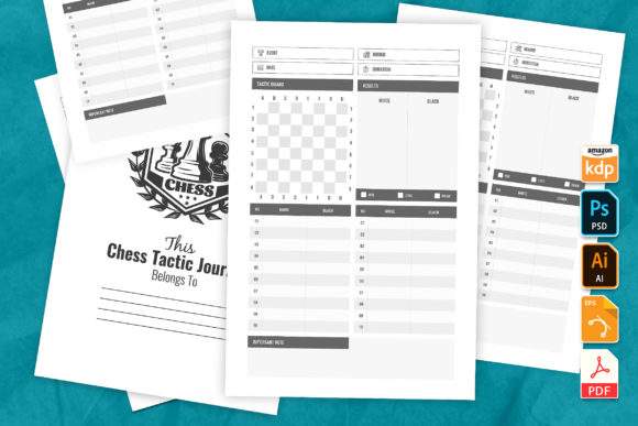 KDP Interior - Chess Tactic Journal