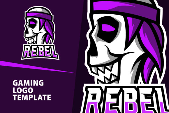Rebel Mascot Gaming Logo Design: Unleash Your Brand Identity